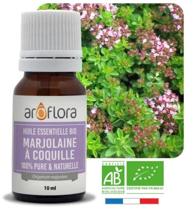 Huiles essentielles marjolaine à coquilles BIO ECOCERT - 10 ml